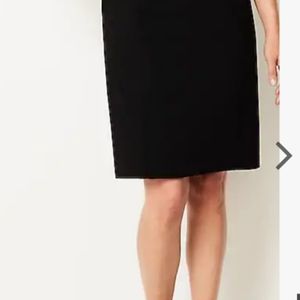 🆕J. Jill Ponte Knit Black Pencil Skirt in Large